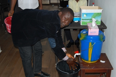 The IESC/USAID IBEX program held a training session on food safety and environmental strategy during ebola crisis